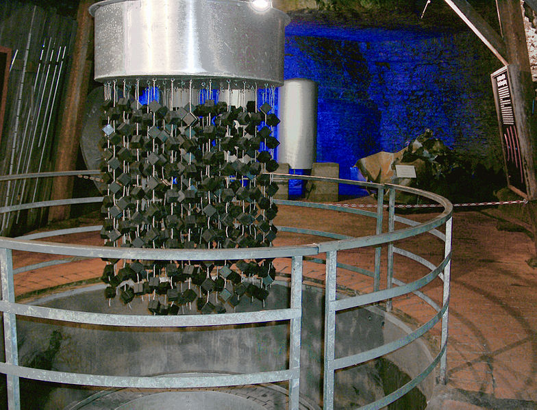 Копия ядерного реактора «B VIII» в музее Хайгерлох. 
