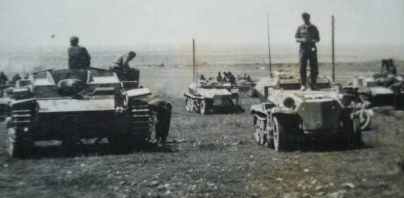 Немецкие войска на подступах к Краснодару. Август 1942 г.