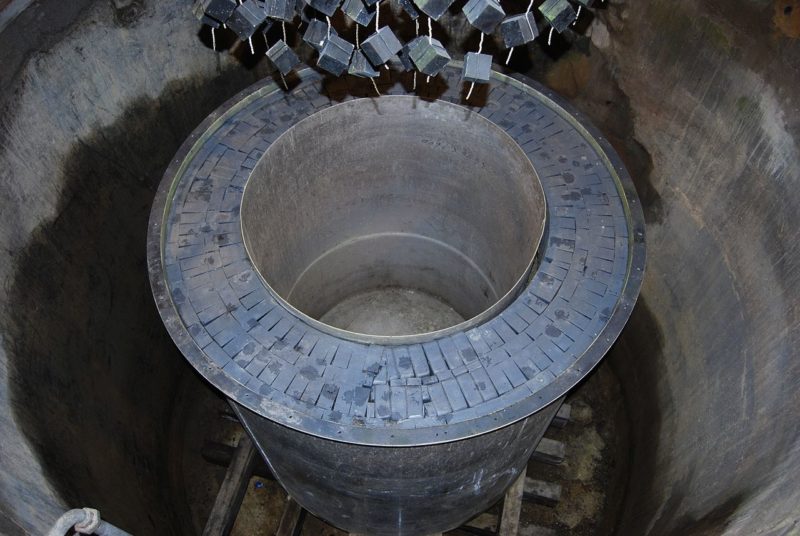 Копия ядерного реактора «B VIII» в музее Хайгерлох.
