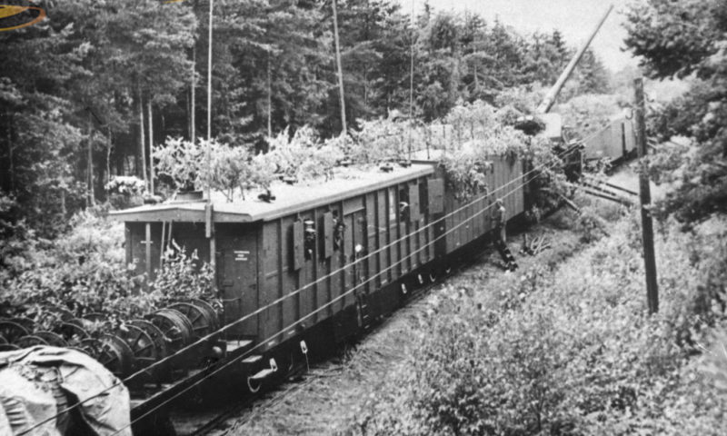 Железнодорожная батарея у Туапсе. 1942 г.
