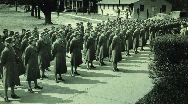 67-й отряд WAC доложил в Форте Вашингтон. Март 1943 г.