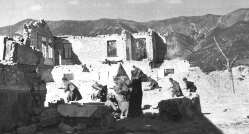 Бой за село Шаумян северо-восточнее Туапсе. 1942 г.
