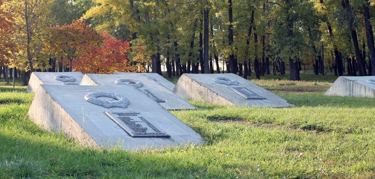 Братские могилы жертв фашизма. 