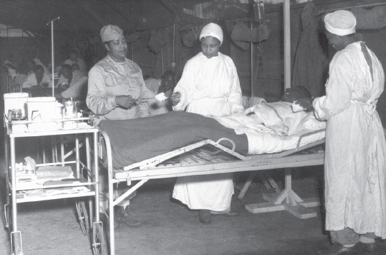 Афроамериканские медсестры WAC. Июнь 1944 г. 
