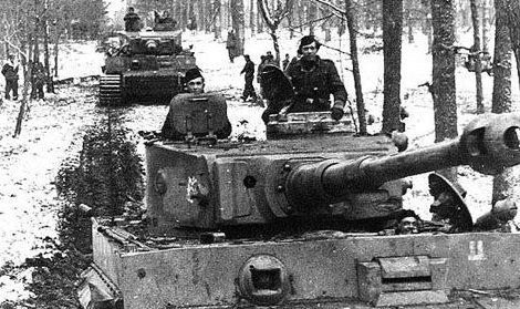Немецкие танки у Тирасполя. Апрель 1944 г. 