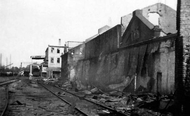 Железнодорожная станция Краснодар. 1942 г. 