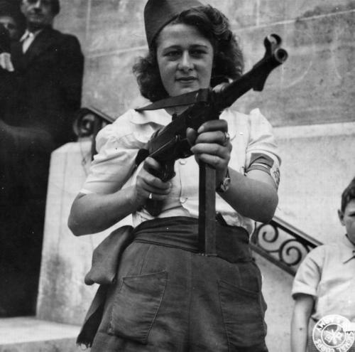 Женщины из французского Сопротивления в Марселе. Август 1944 г.