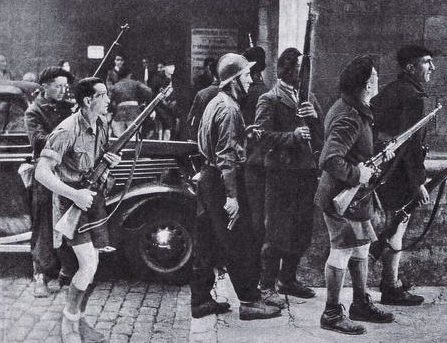 Члены французского Сопротивления в Лионе. 3 сентября 1944 г.
