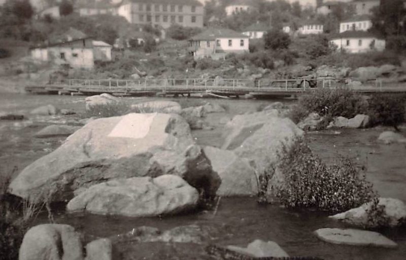 Временный мост через Россь. Август 1941 г.