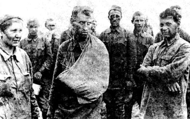 Советские военнопленные из Холм-Жирковского «котла.
