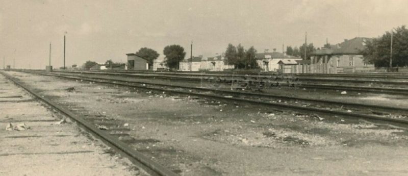 Железнодорожная станция. 1941 г.