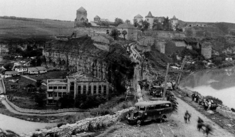 Вид на замок. 1941 г.