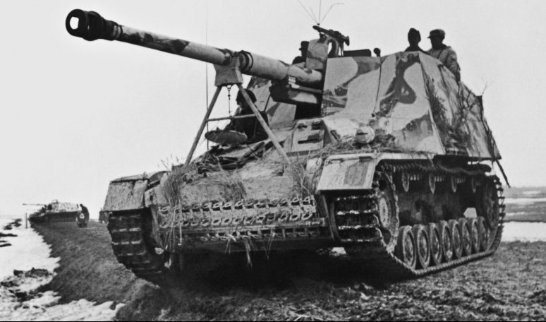 Истребители танков «Насхорн» в районе Каменец-Подольска. Март 1944 г. 