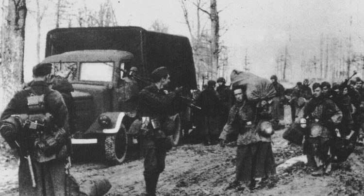 Выход немецких войск из «Черкасского котла». Февраль 1944 г. 