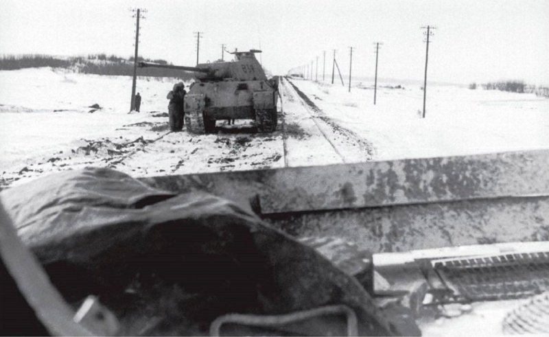 Немецкие войска в окруженном Ковеле. Февраль 1944 г.