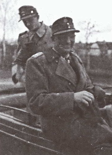 Группенфюрер СС Отто Гилле - командир гарнизона Ковеля. 16 марта 1944 г. 