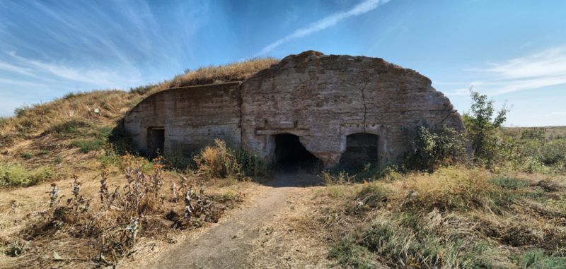 Руины форта.