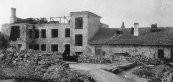 Руины хлебзавода. 1944 г. 