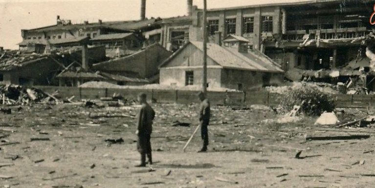 Руины города. 1944 г. 
