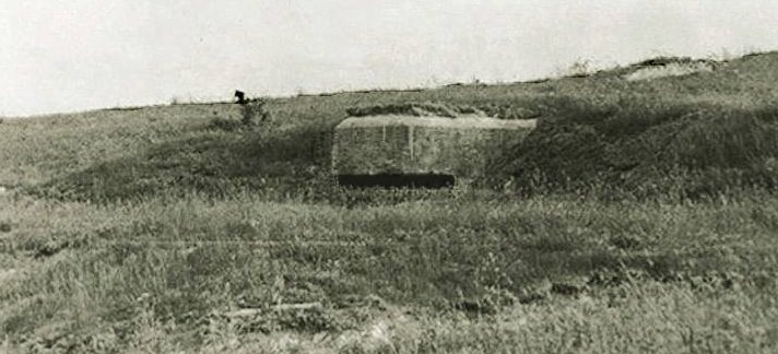 Артиллерийский ДОТ №53 у Симферопольского шоссе для 45-мм орудия 21-К. 