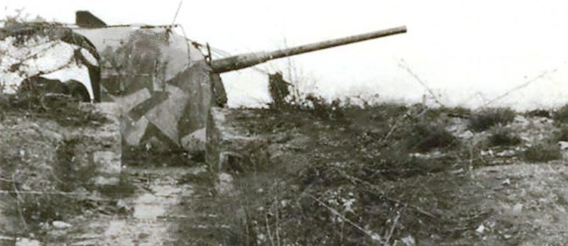 100-мм орудие дота №11.