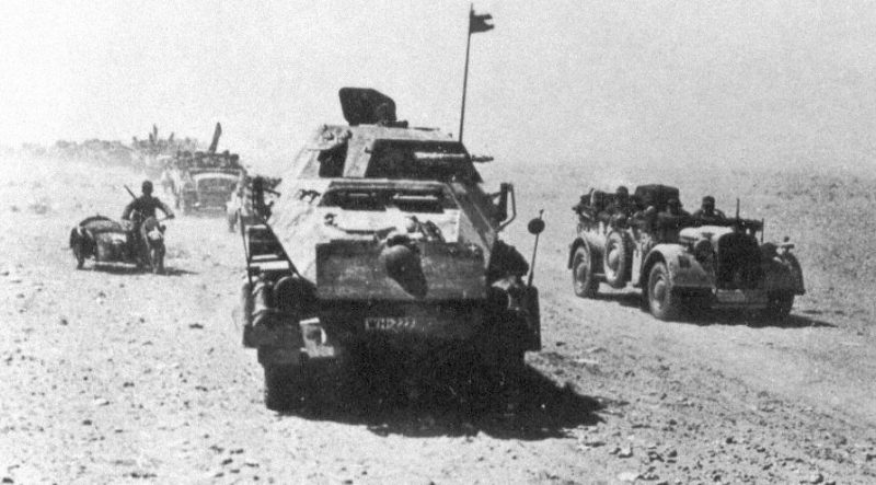 Немецкие войска в Ливии.