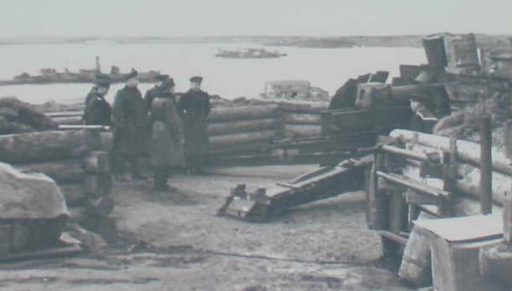 152-мм орудия береговой батареи №569.