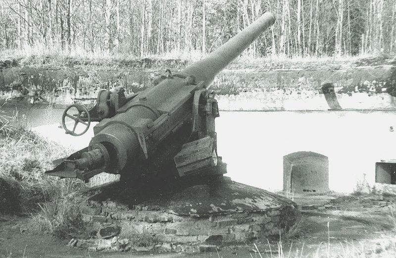 Пушка Канэ, южный берег Финского залива в годы войны.