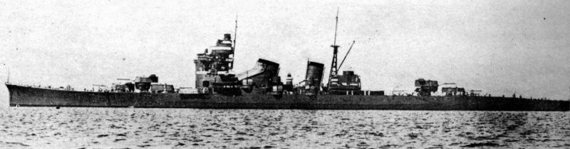 Японский тяжелый крейсер «Нати».
