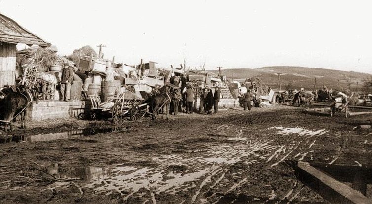 Переселение украинцев из Новоселов в уезд Санок. Март 1946 г.