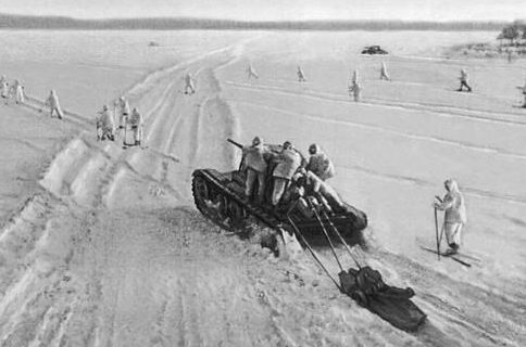 Наступление Красной Армии под Тихвином. Декабрь 1941 г. 