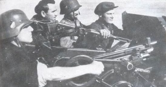 Венгры во время обороны Унгвара. Сентябрь 1944 г. 