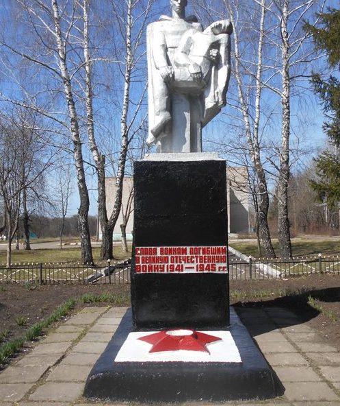 п. Центральный Тепло-Огаревского р-на. Памятник воинам, погибшим в годы войны.