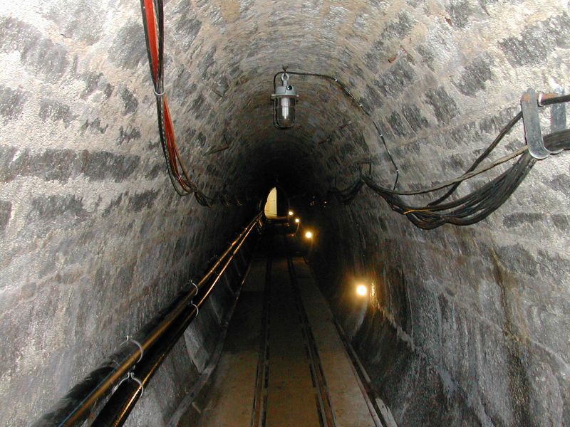 Туннель в соляной шахте Альтаусзее. 