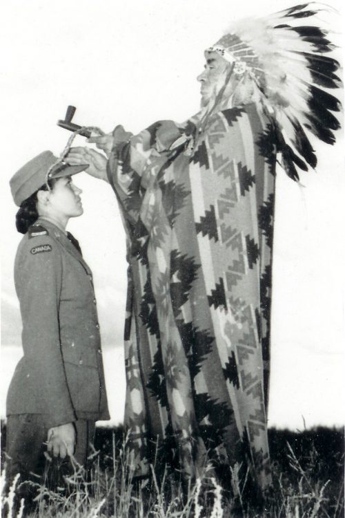 Благословение на службу Мэри Грейес. Маскег Лейк, сентябрь 1942 г.