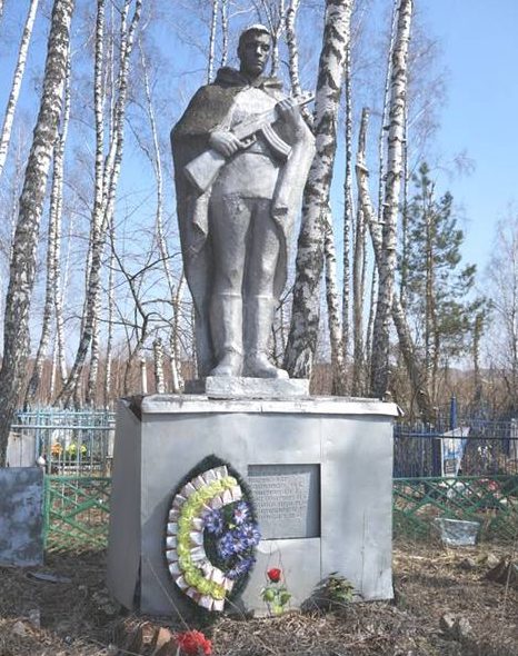 д. Колодези Арсеньевского р-на. Памятник, установленный на братской могиле, в которой похоронены советские воины. 