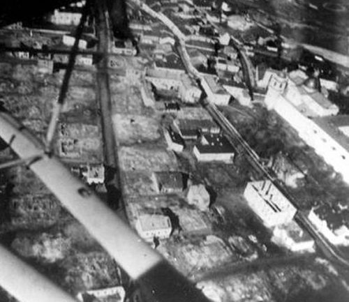 Уничтоженный еврейский квартал (штейл). 1942 г.