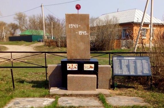 д. Кукуй Ефремовского городского округа. Памятник, погибшим односельчанам.