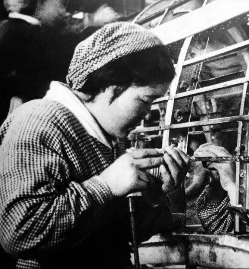 Работницы авиазавода «Jinhae». 1944 г.
