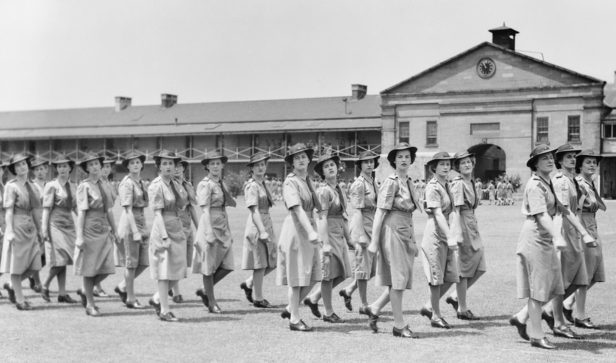 Служащие AWAS в Сиднее. 1945 г. 