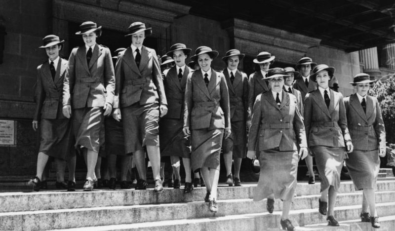 Медсестры AAMWS в Брисбене. 1940 г.