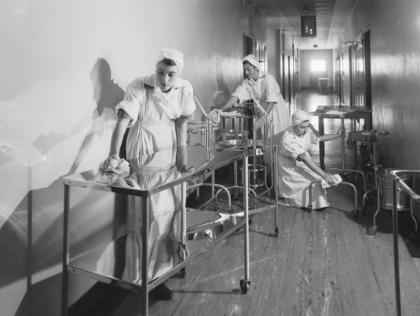 Служащие AAMWS в госпитале. Конкорд, Новый Южный Уэльс. 1944 г.