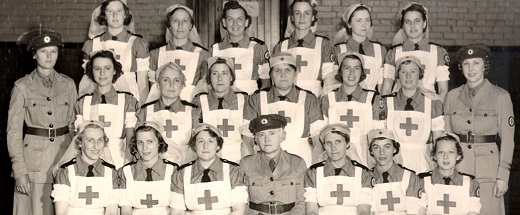 Сотрудницы Канадского Красного Креста. 1942 г.