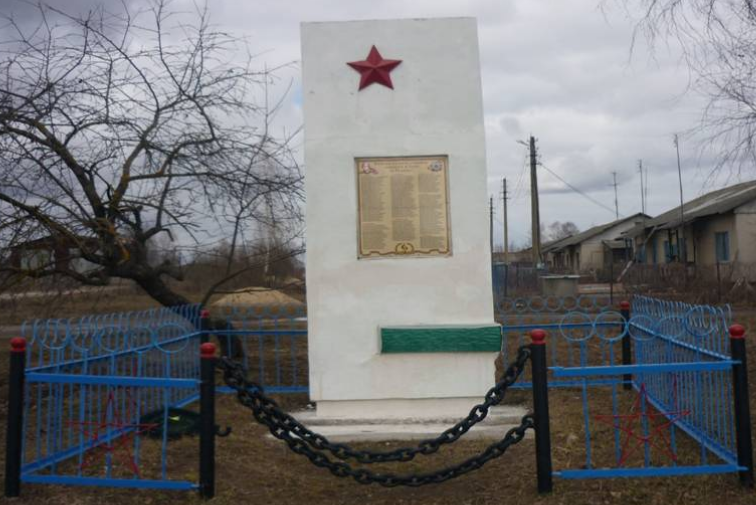 д. Селюково Суворовского р-на. Памятник, установленный в 1965 году в память о погибших земляках в годы войны. 