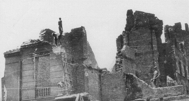 Руины Варшавского гетто. 1944 г.