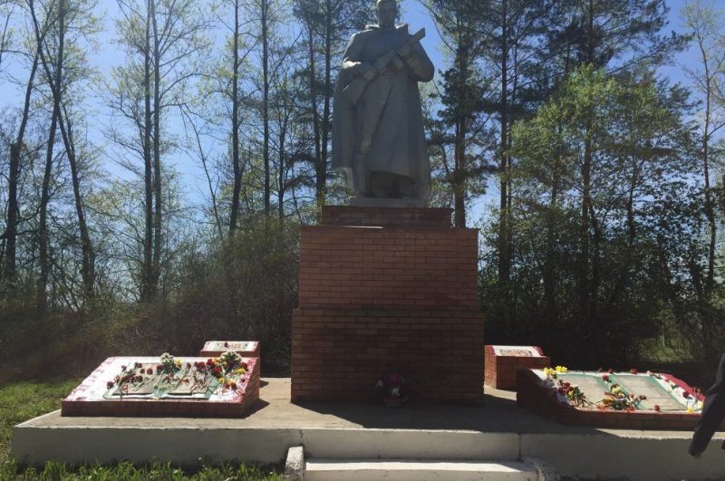 с. Денисово Ясногорского р-на. Памятник погибшим односельчанам, установленный в 1969 году.