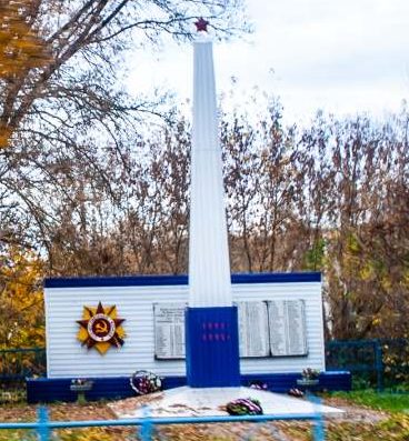 п. Черепеть Суворовского р-на. Памятник, установленный в 1967 году в память о погибших земляках в годы войны. 