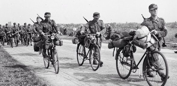Велосипедные войска Вермахта. 