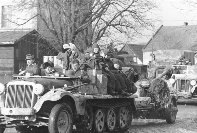 Немецкие войска в Бреслау. 2 февраля 1945 г.