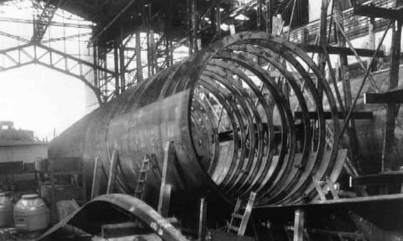 Строительство подлодки «U-35». 1936 г. 